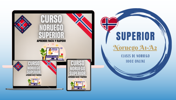 CURSO DE NORUEGO ONLINE SUPERIOR A1-A2
