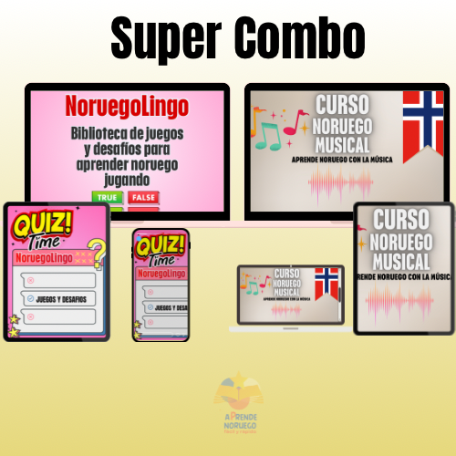 Super Combo : Pack Aprende con Diversión en Noruega