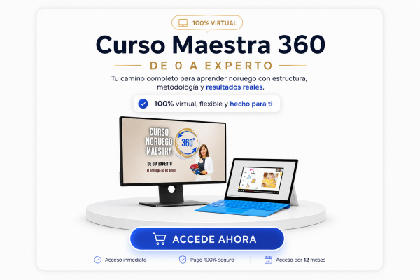 NORUEGO ONLINE MAESTRA 360 (100% VIRTUAL) 12 MESES
