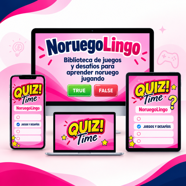 NoruegoLingo: Juegos y Desafios para Transformar tu Aprendizaje jugando!