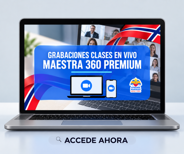 Clases en vivo Noruego Online Maestra 360